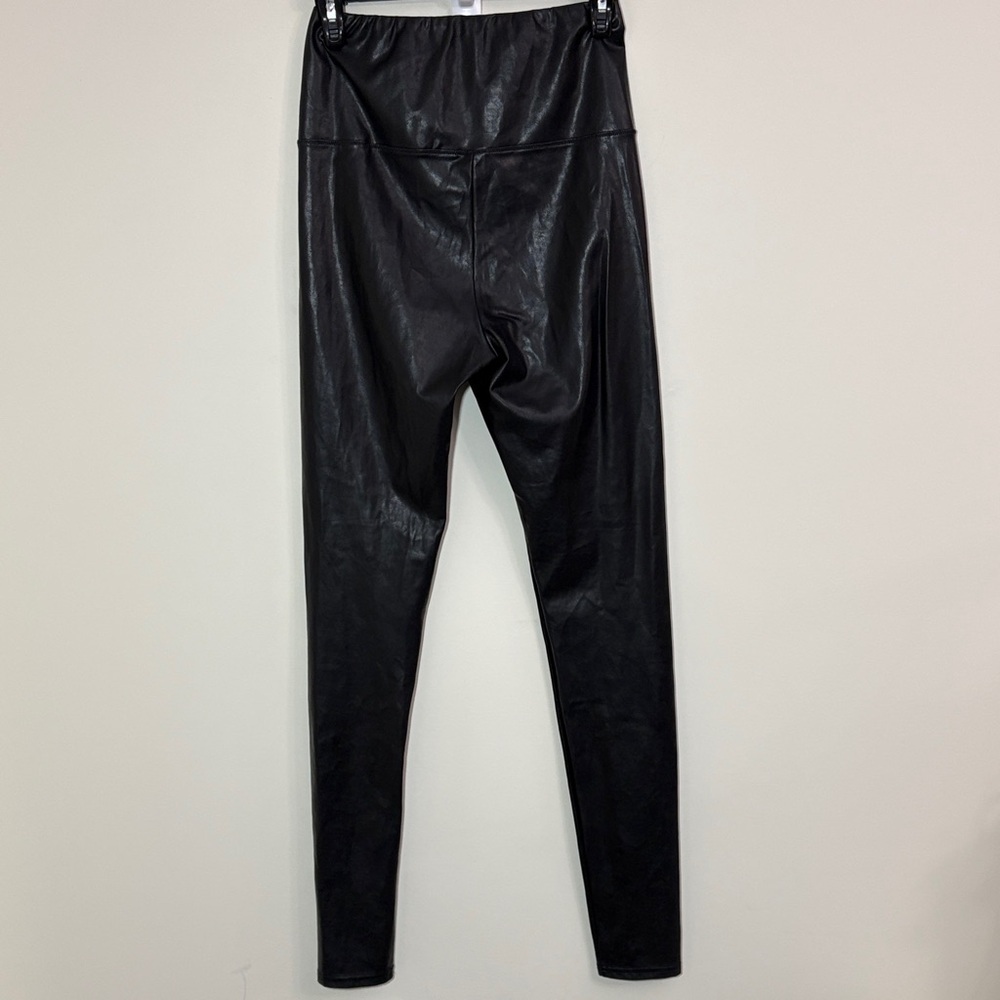 Wilfred Free Black Faux Leather Leggings - Picture 2 of 7